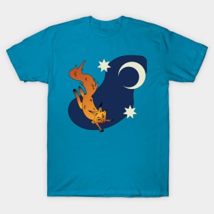 fox and moon T-Shirt